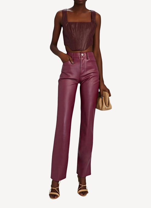 Staud - Pantalon - Purple - Femme