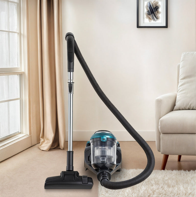 Aspirateur Sans Sac - 850W - Gris Bleu