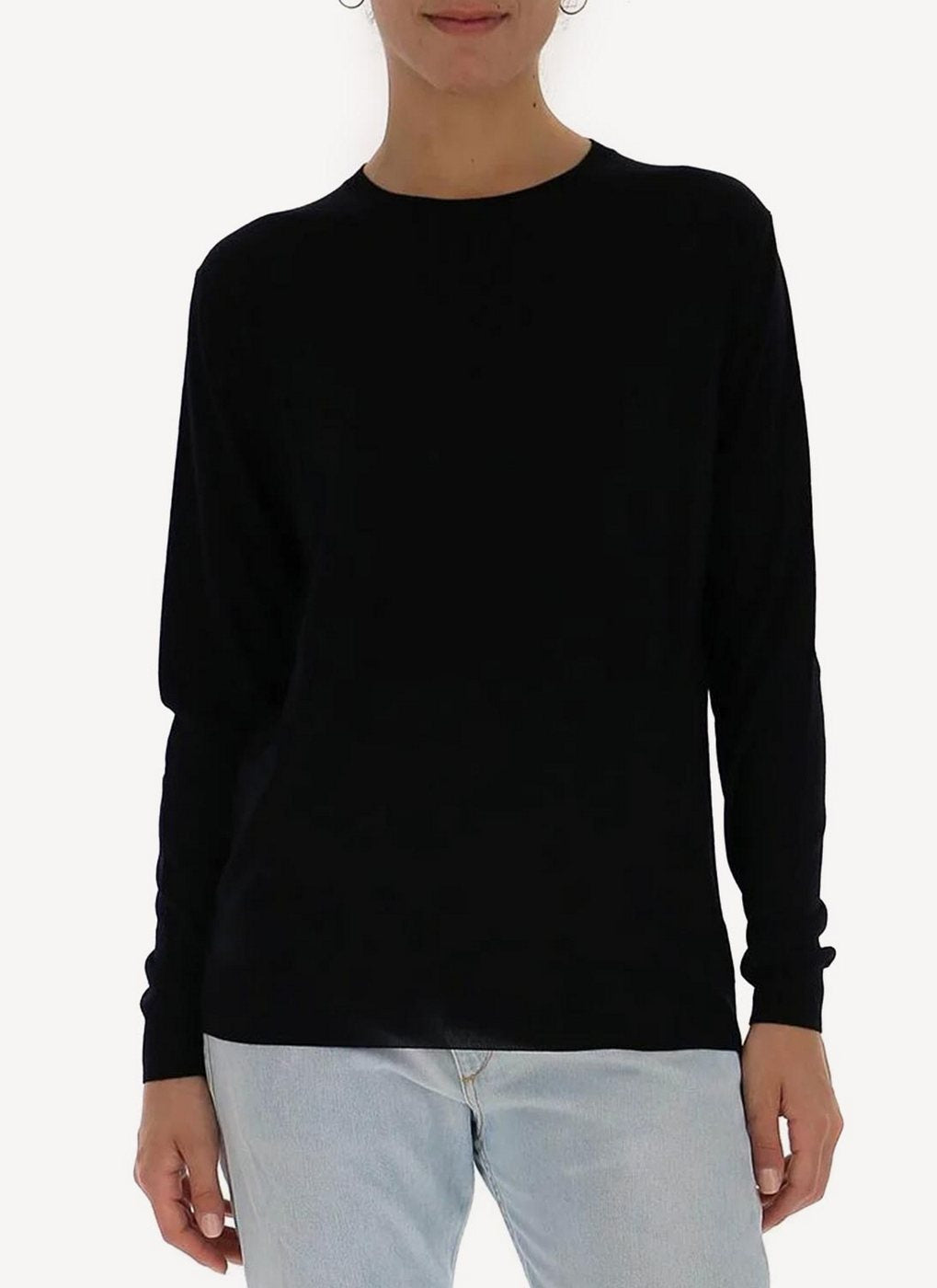 Crew Neck Jumper - Grey - Mujer