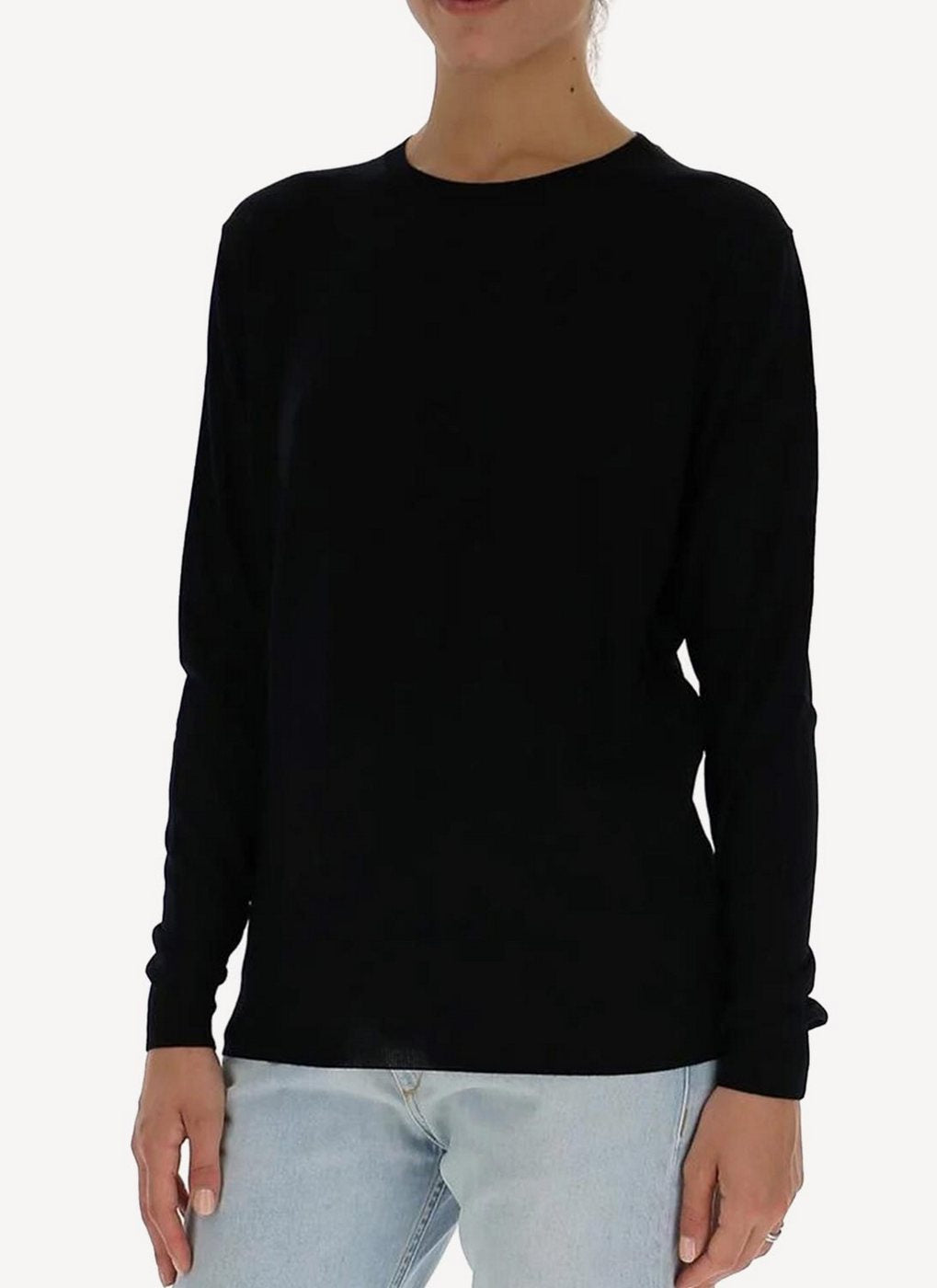Crew Neck Jumper - Grey - Mujer