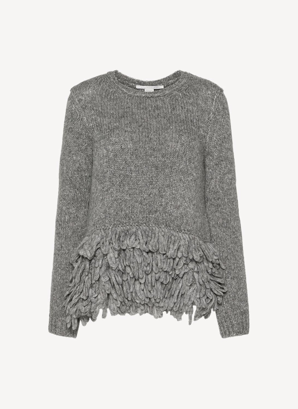 Crew Neck Jumper - Grey - Mujer
