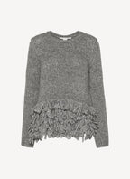 Crew Neck Jumper - Grey - Mujer