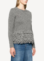 Crew Neck Jumper - Grey - Mujer