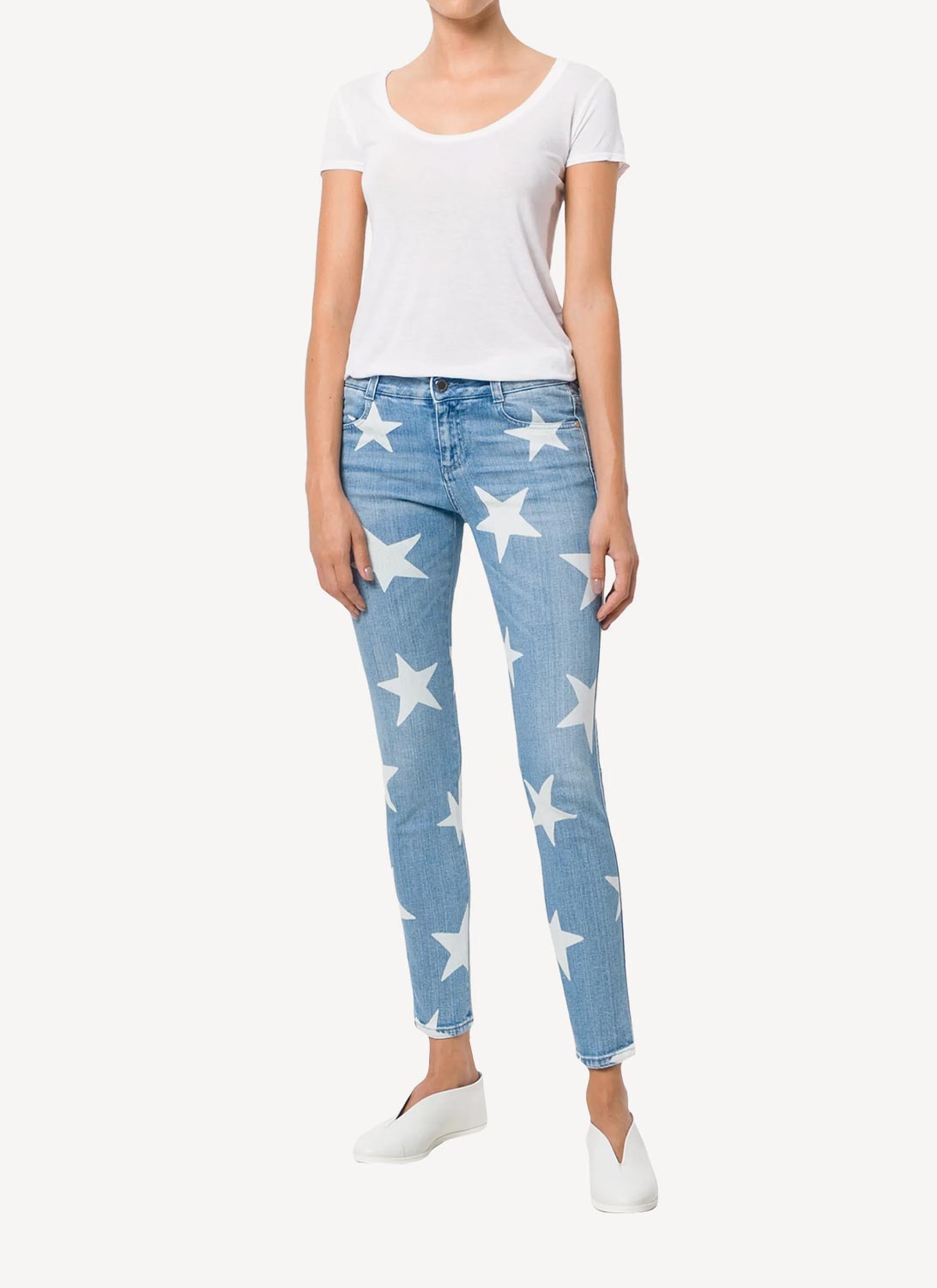 Stella Mc Cartney - The Skinny Ankle Grazer Trousers - Classic Blue - Women