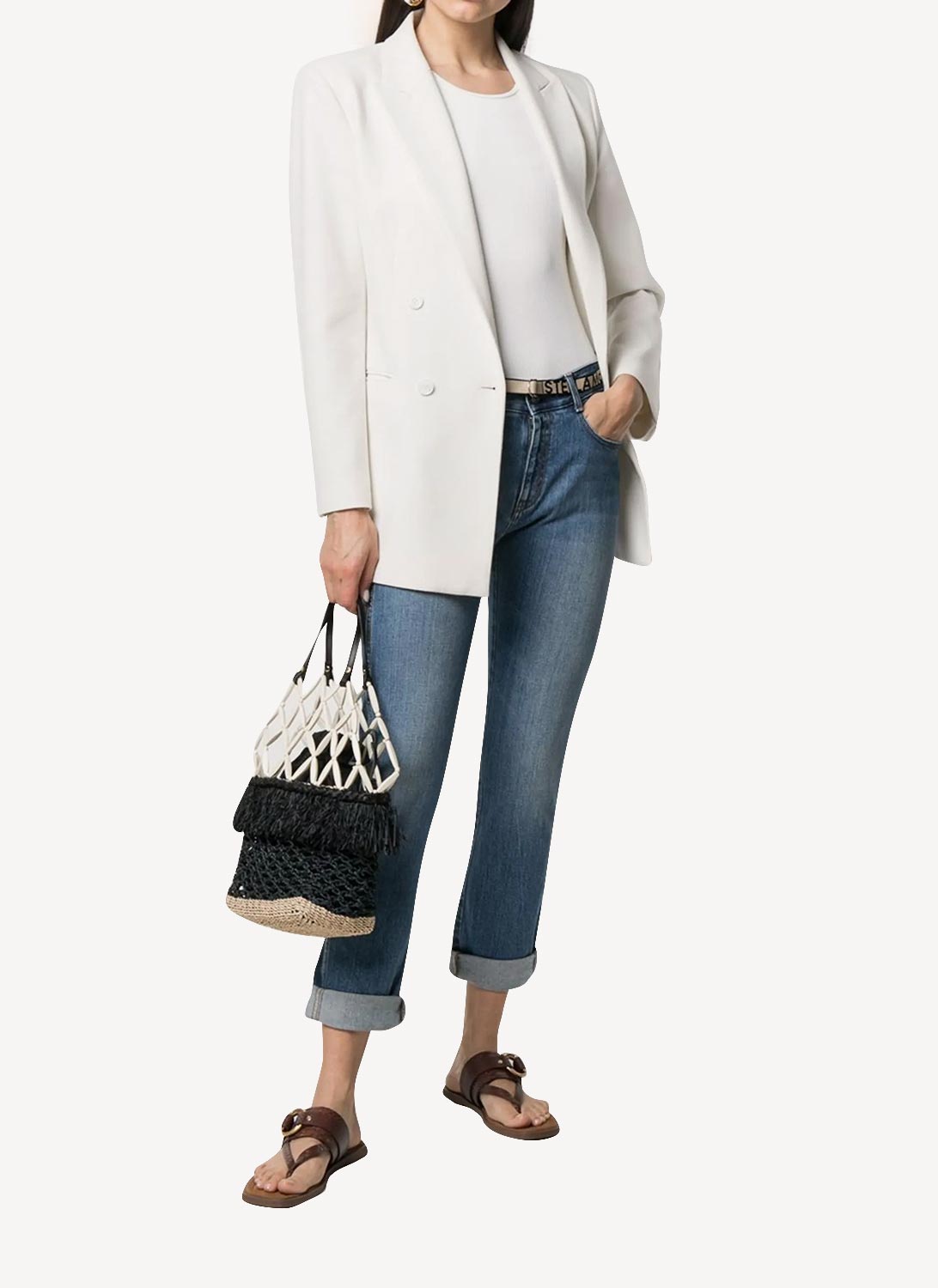 Pantalon Skinny Boyfriend Organic Eco D - Sky Blue - Femme