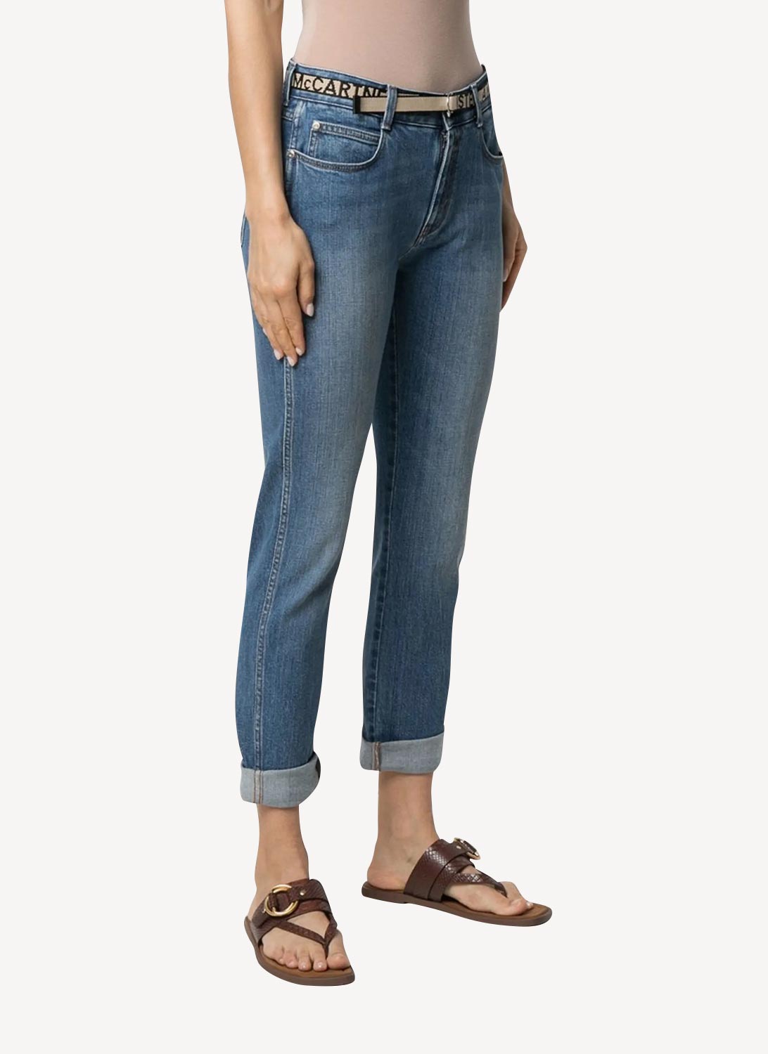 Pantalon Skinny Boyfriend Organic Eco D - Sky Blue - Femme