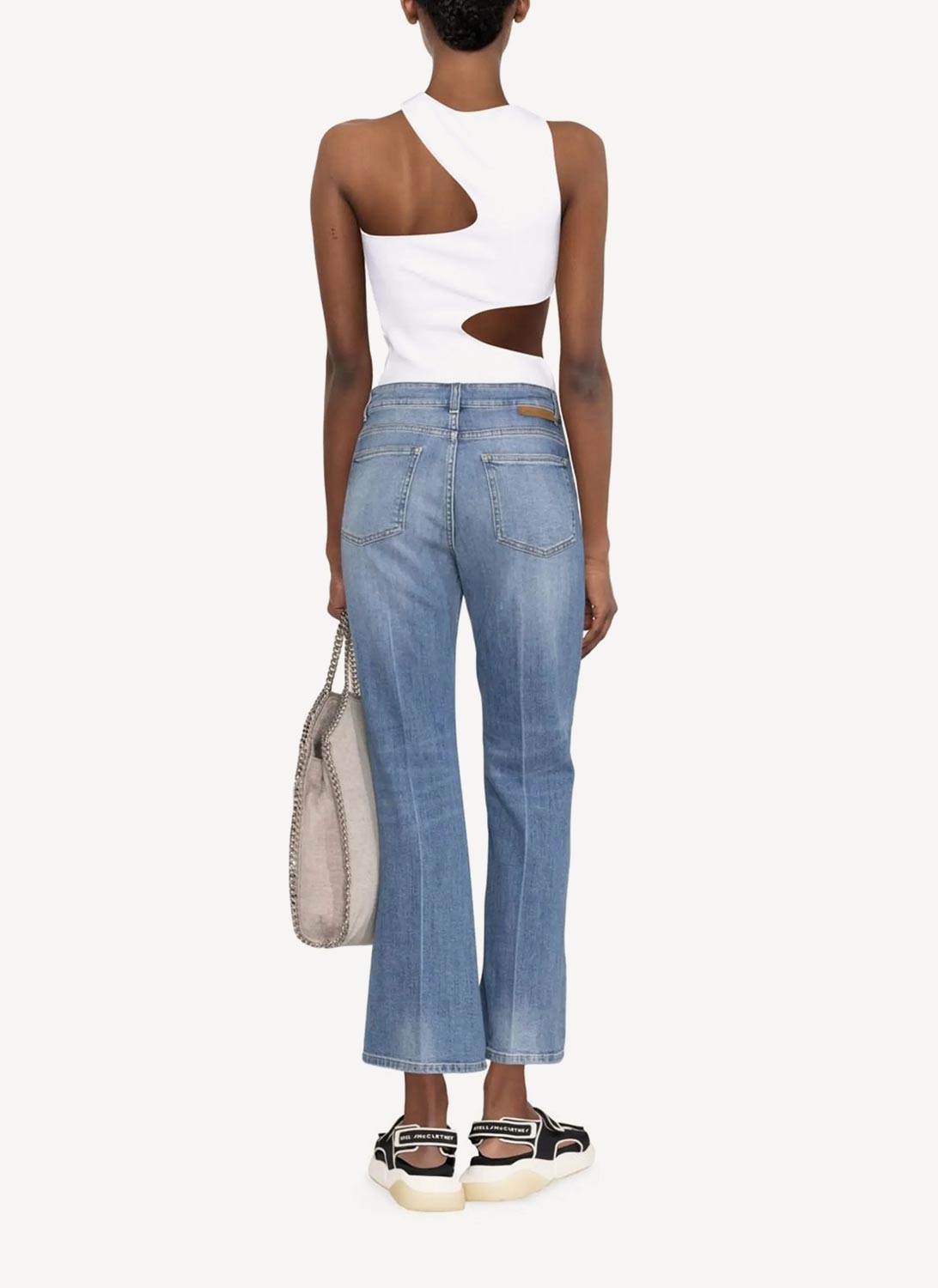 Eco Org Salt&Pepper Skinny - Light Blue Denim - Femme