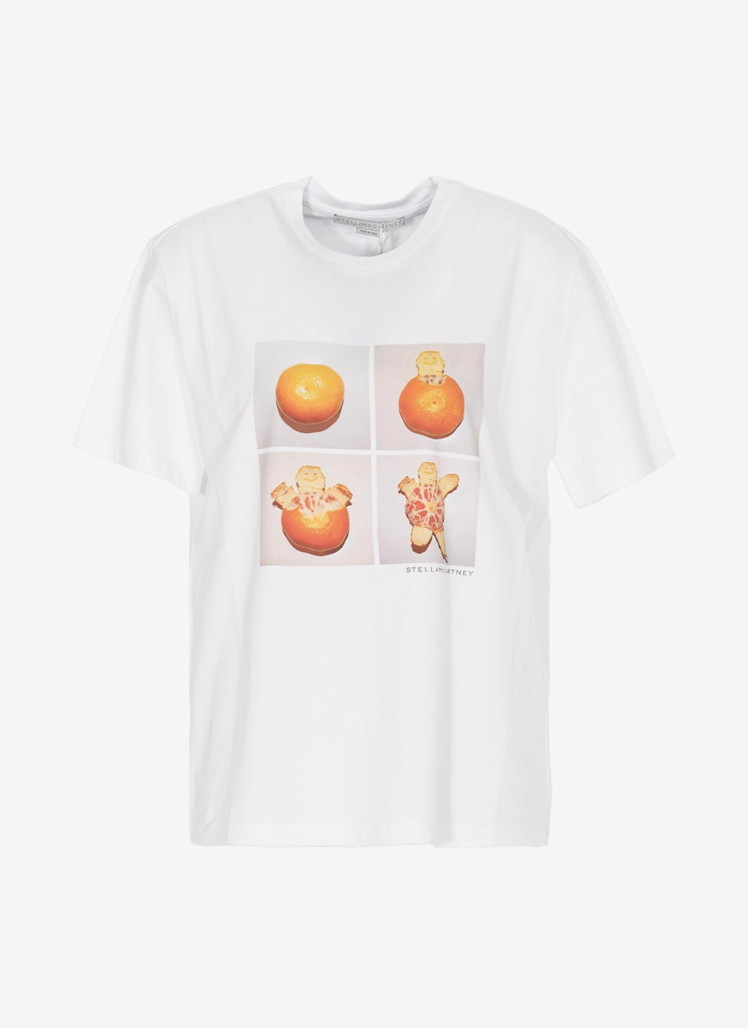 Stella Mc Cartney - Camiseta Man Tangerine - Pure White - Mujer