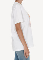 Stella Mc Cartney - Camiseta Man Tangerine - Pure White - Mujer