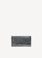 Continental Flap Wallet Falabella - Ruthenium - Women
