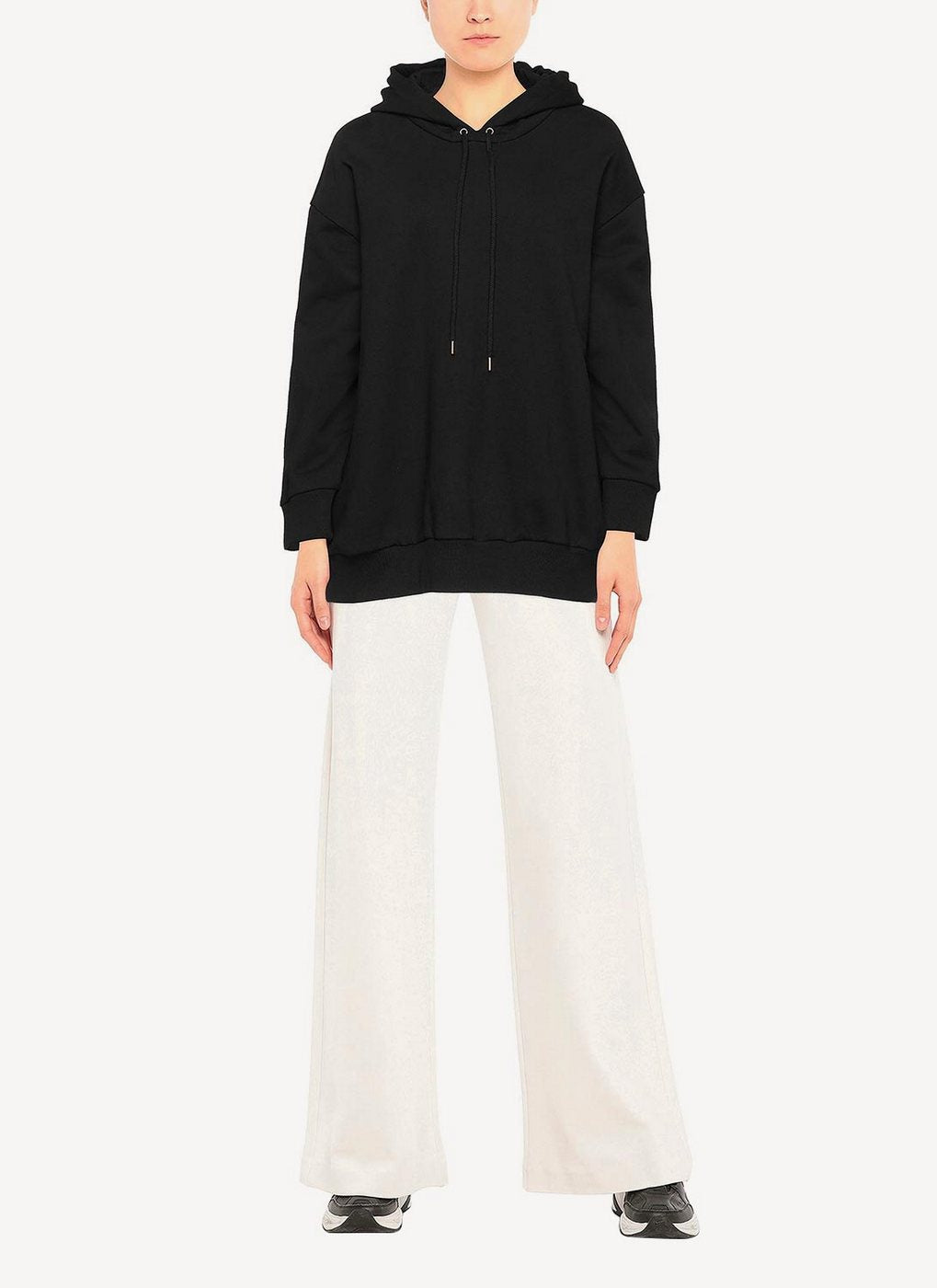 China Hooded Jumper - Black - Women