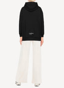 China Hooded Jumper - Black - Femme