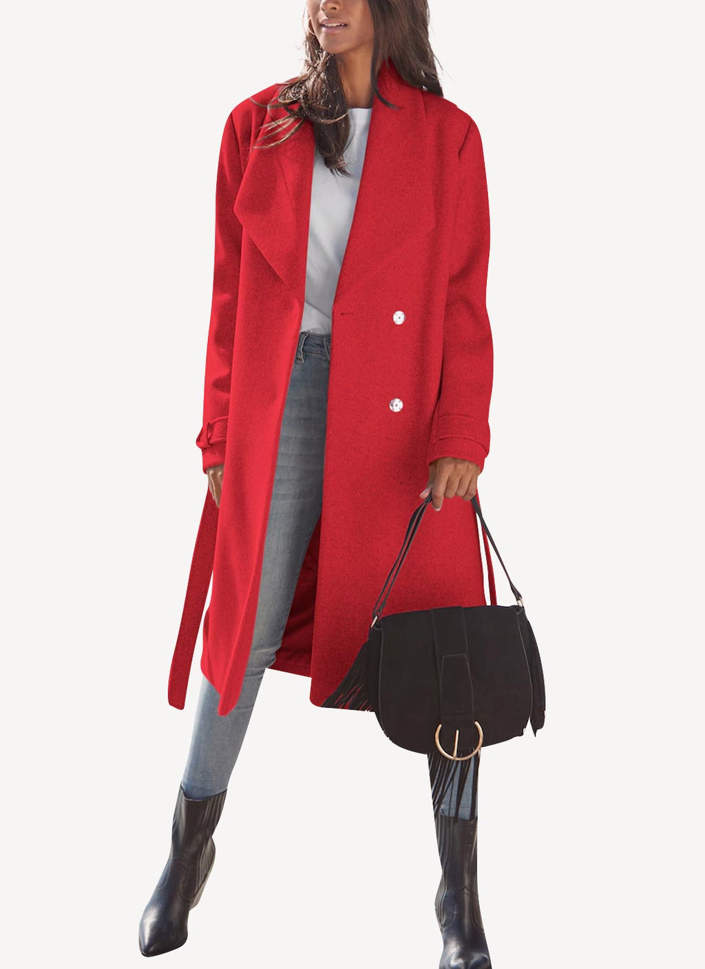 Erika Coat - Lover Red - Femme