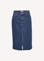 Ellen Denim Skirt - Blue - Femme