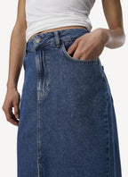 Ellen Denim Skirt - Blue - Femme