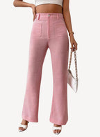 Carlie Trousers - Pink Frappe' - Femme