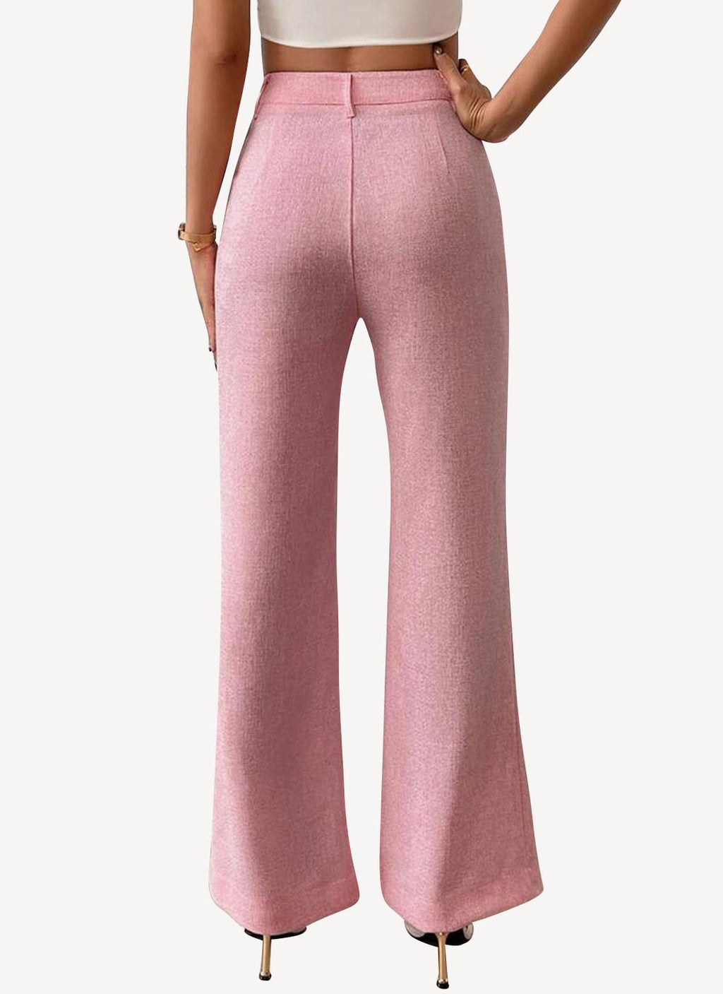 Carlie Trousers - Pink Frappe' - Femme