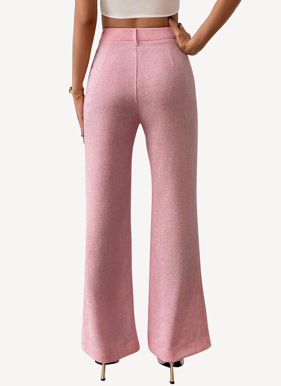 Carlie Trousers - Pink Frappe' - Femme