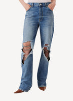 Ripped Denim An - City Blue - Women