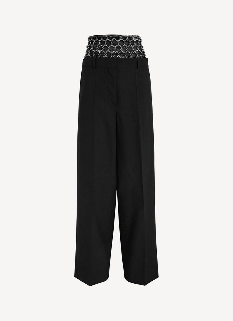 Trouser Wool Cava - Black - Men