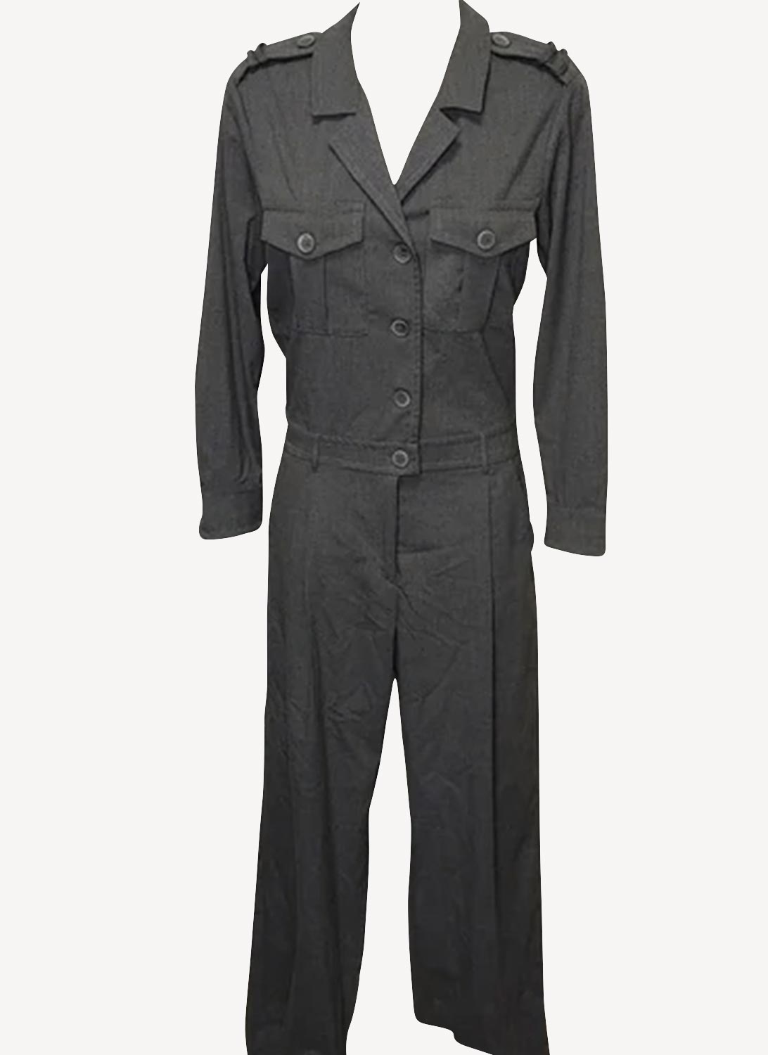 Camisa Hill - Light Grey Melange - Mujer