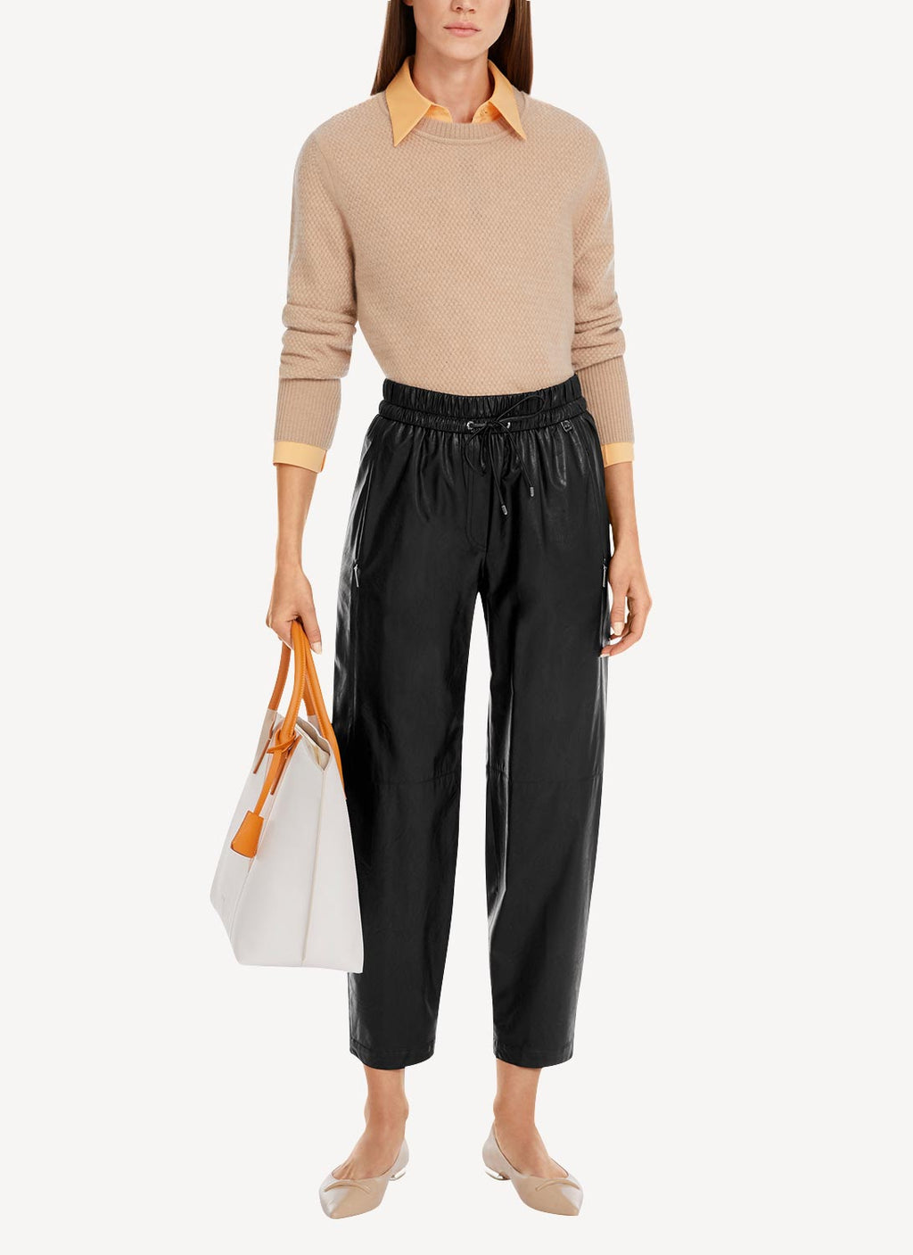 Trousers Lurex Tailoring - Black - Mujer