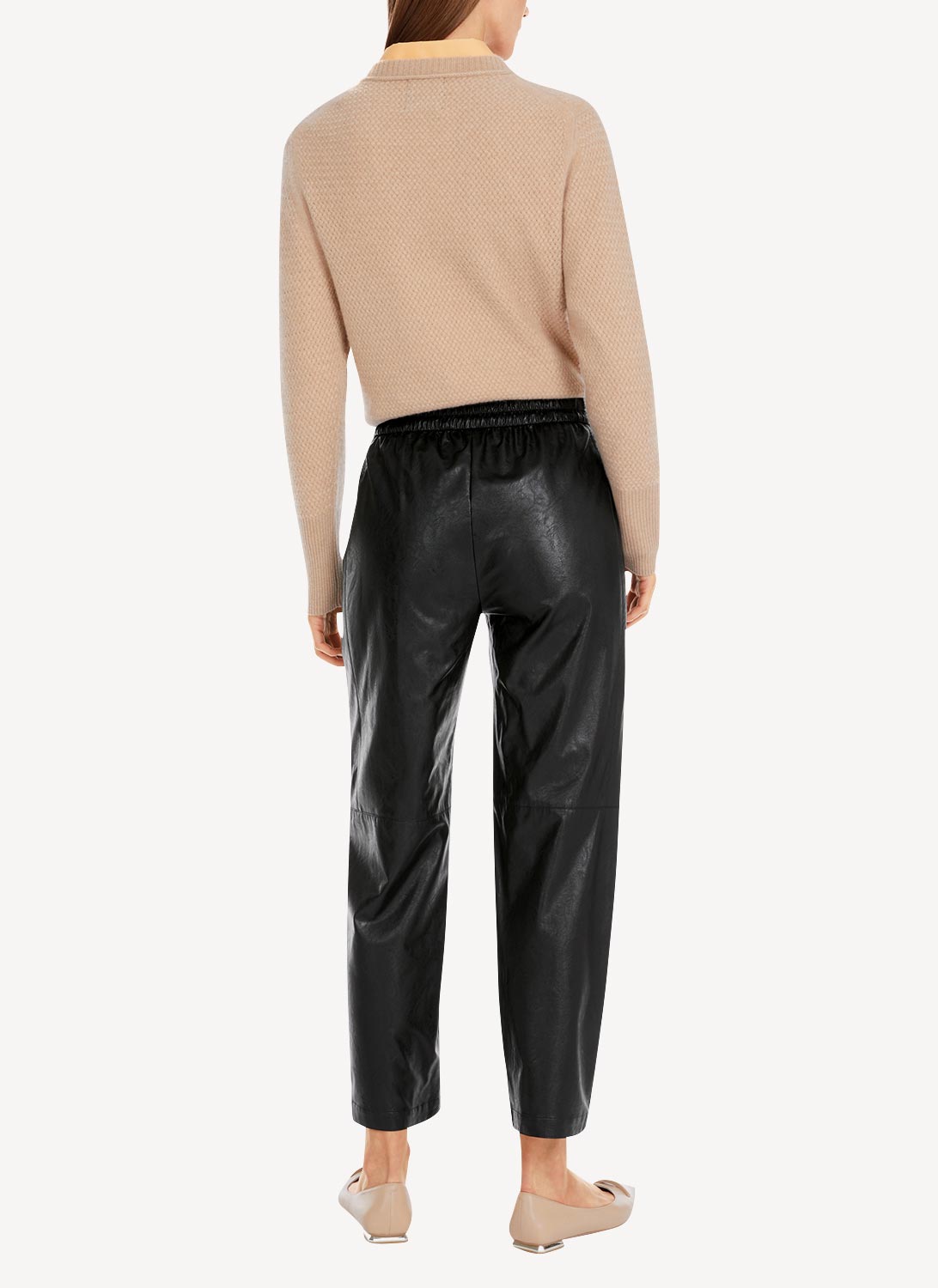 Trousers Lurex Tailoring - Black - Mujer