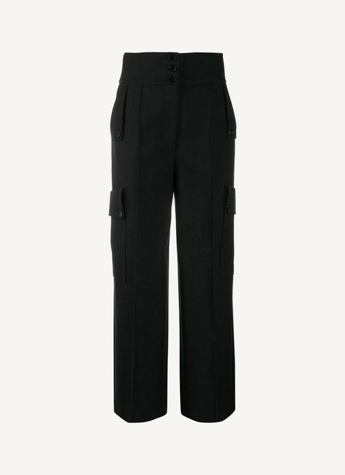 Trousers Brushed T - Black - Femme