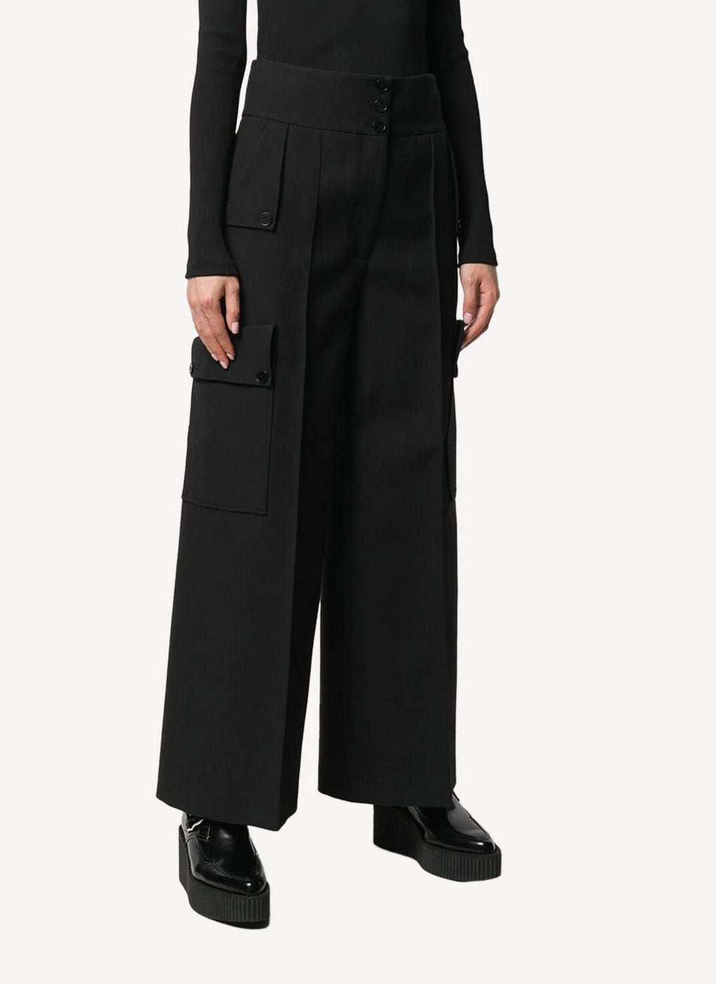 Trousers Brushed T - Black - Women
