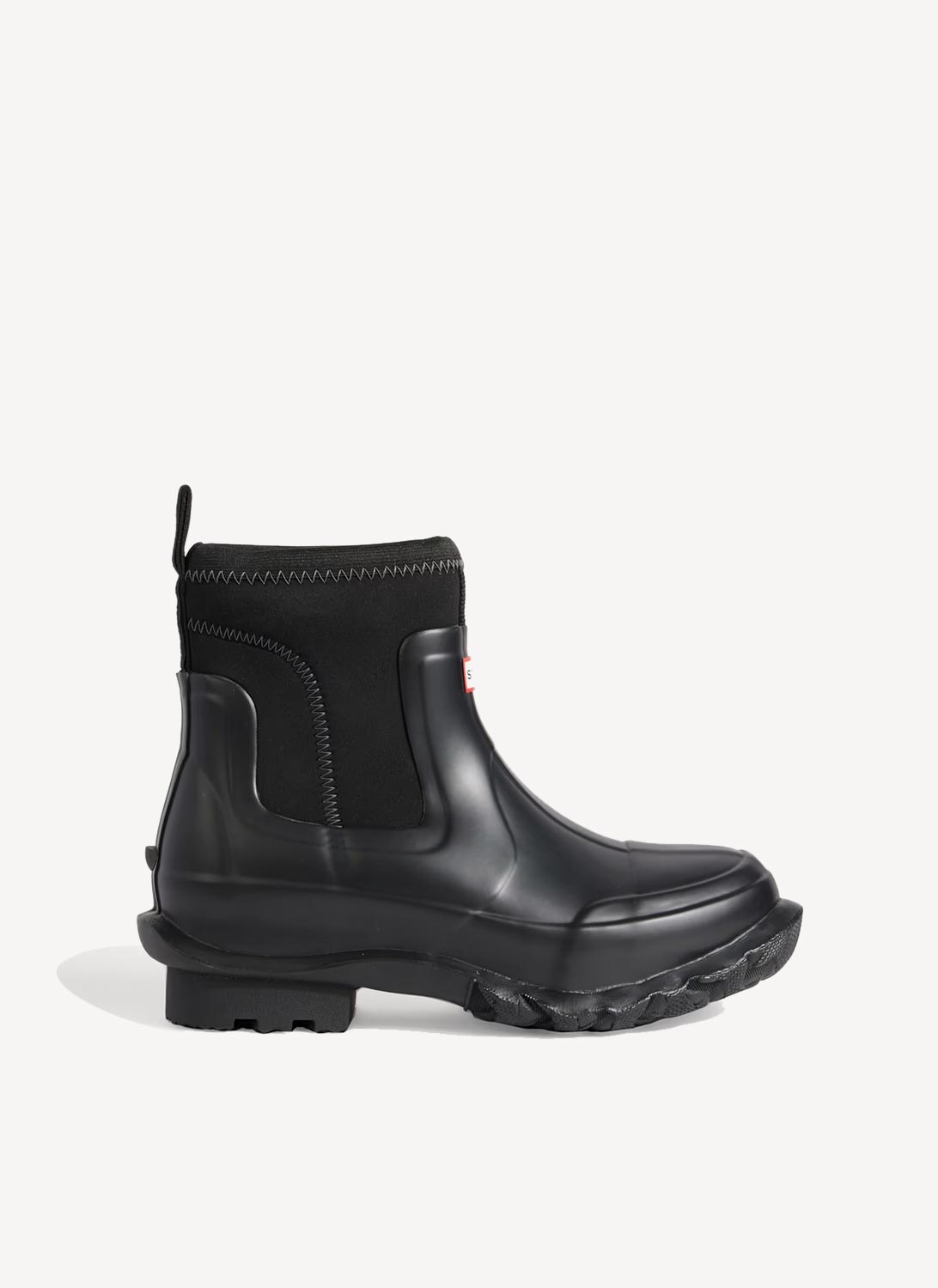Botas Hunter Pubby/Feo - Black-White - Mujer