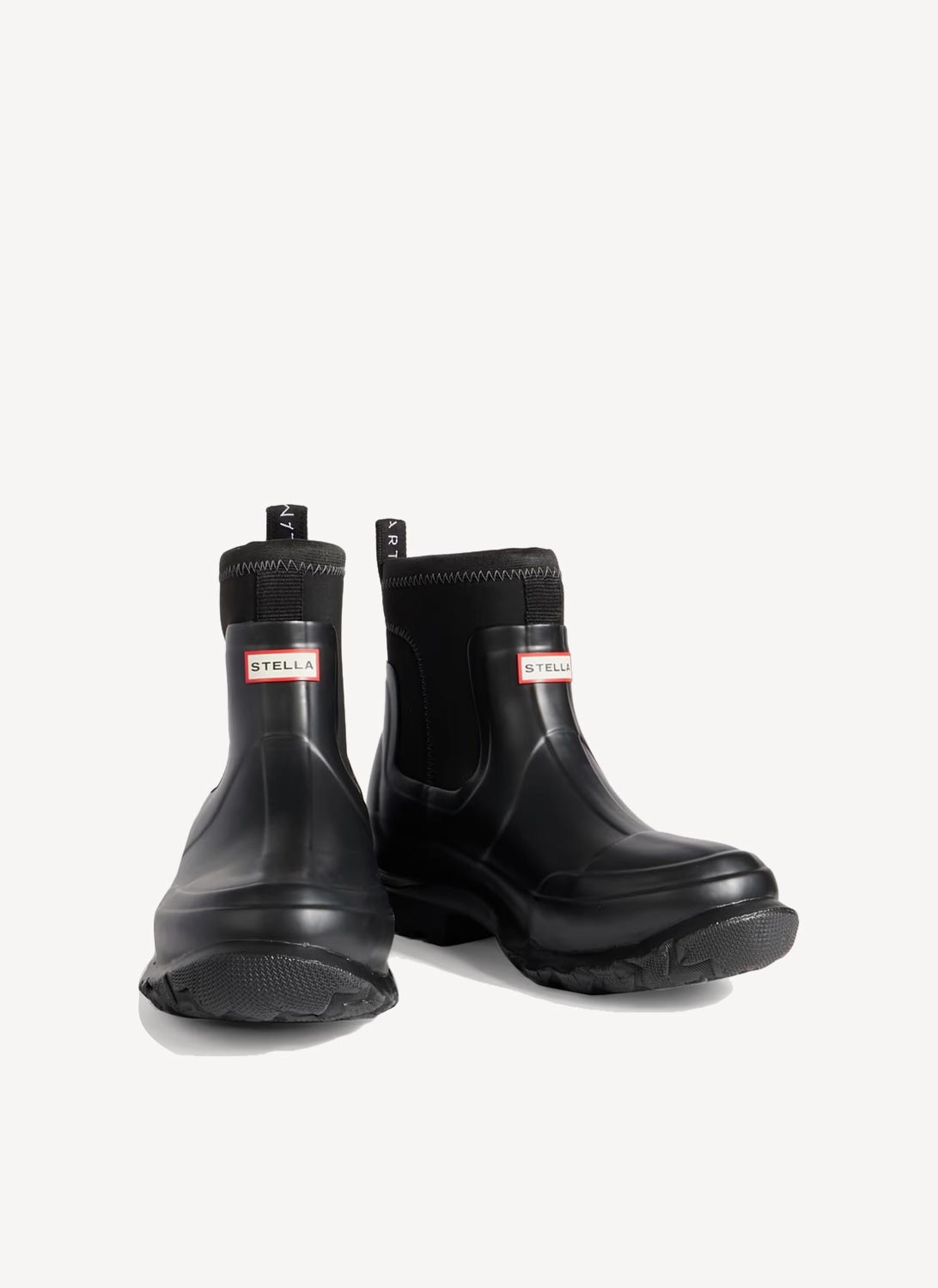 Botas Hunter Pubby/Feo - Black-White - Mujer