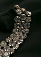 Shaniya Dress With Diamond Necklace Embroidery - Black - Women
