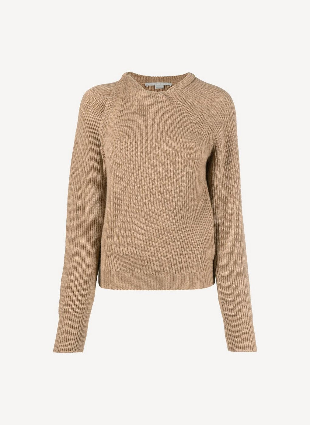 Graphic Bi-Colour Jumper - Oat - Mujer