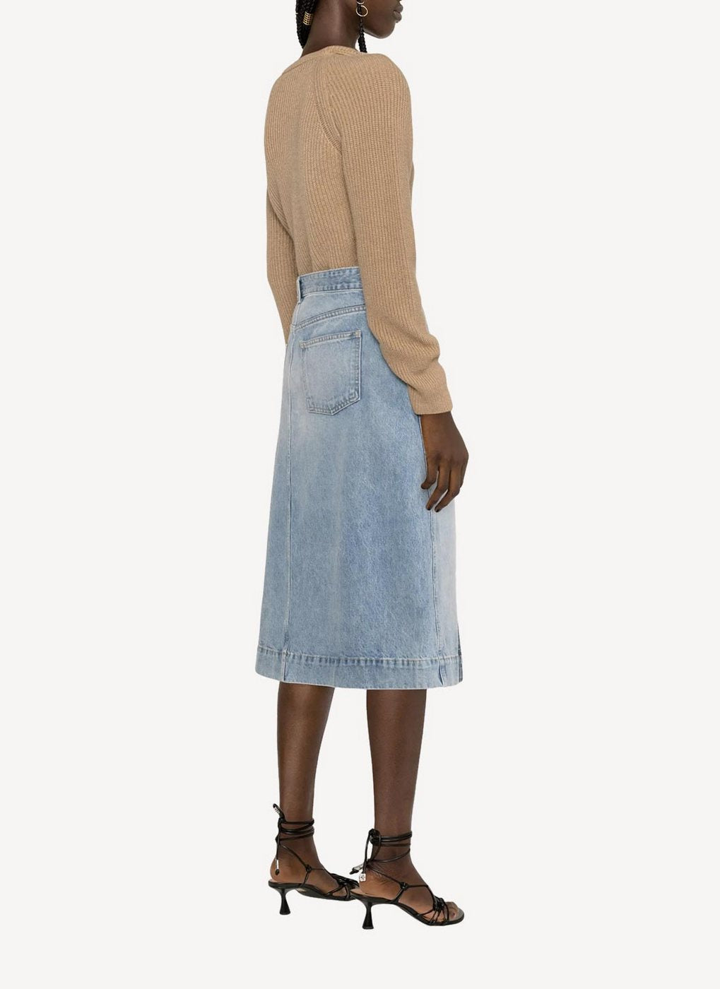 Graphic Bi-Colour Jumper - Oat - Mujer