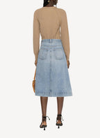 Graphic Bi-Colour Jumper - Oat - Mujer