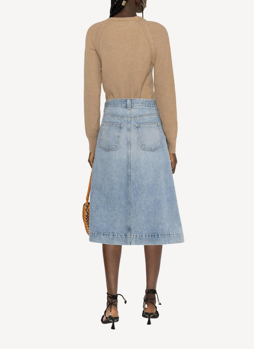 Graphic Bi-Colour Jumper - Oat - Mujer