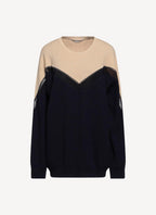Incrusted Lace Jumper - Multicolour - Women