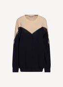 Incrusted Lace Jumper - Multicolor - Women's
