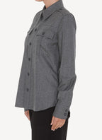 Camisa Spring Hill - Grey Melange - Mujer