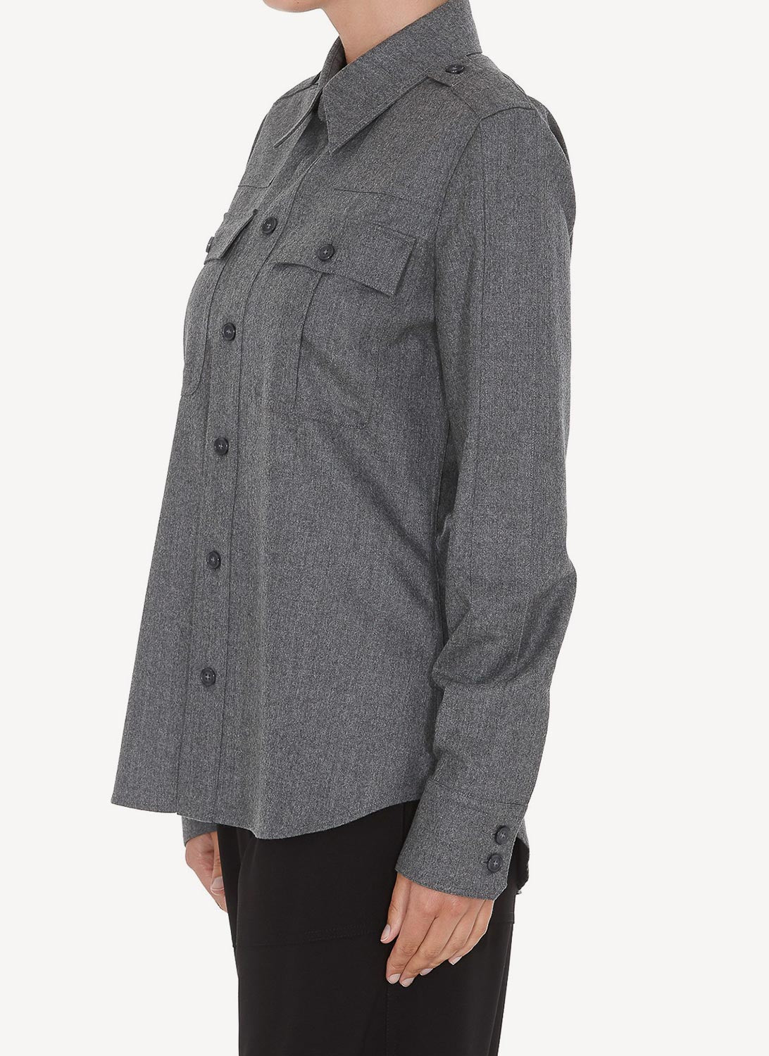 Camisa Spring Hill - Grey Melange - Mujer