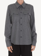 Camisa Spring Hill - Grey Melange - Mujer