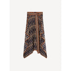 Falda Norah - Navy/Brown - Mujer