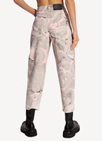 Ash Grey Marble Wash Trousers - Ash Grey Denim - Mujer