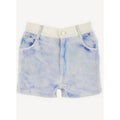 Short Logo Story On Ice Dye - Blue Ice Dye - Women