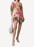 Maddison Dress - Multicolor Pink - Femme