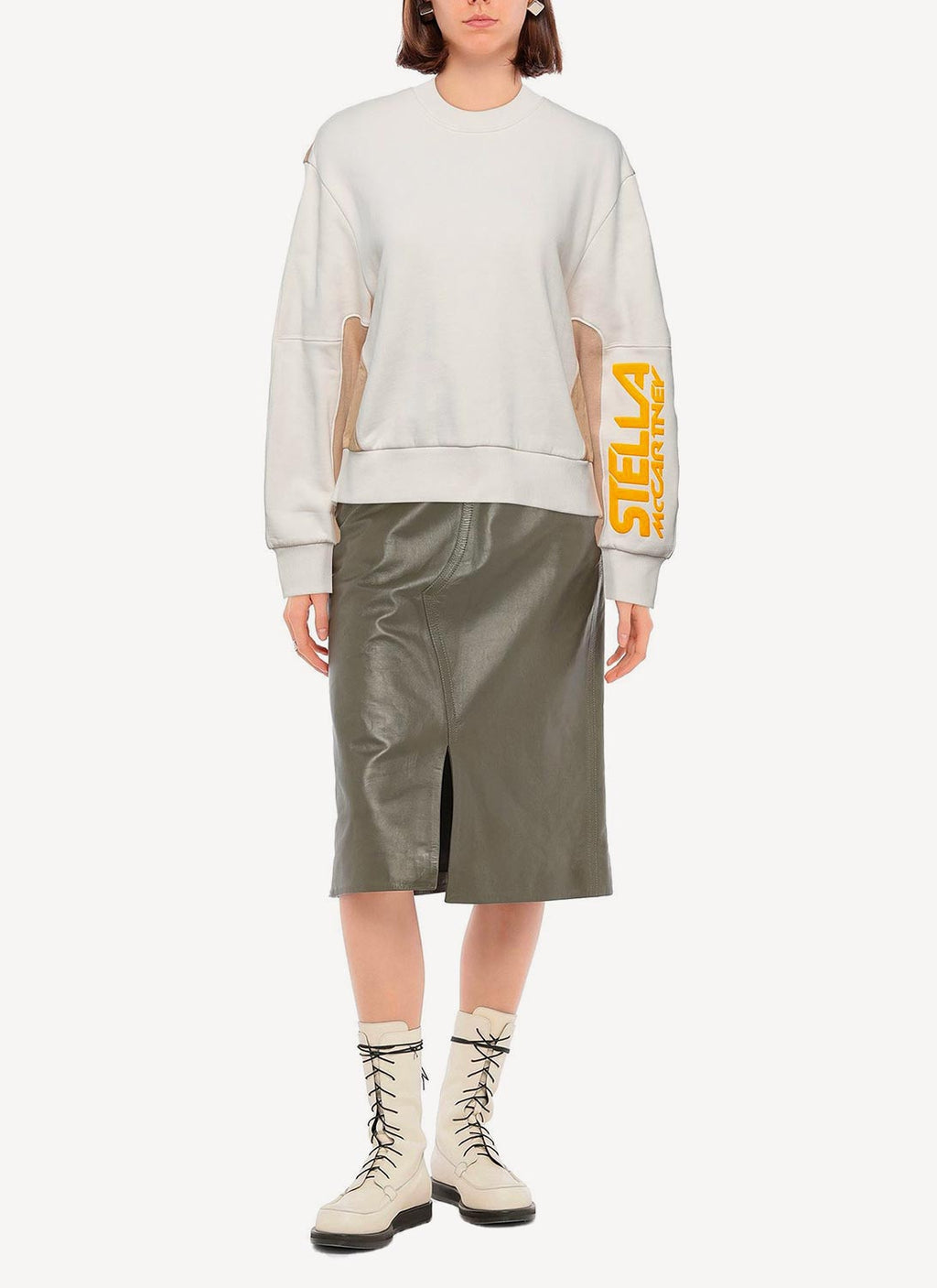 Mx Tracksuit Sweatshirt - Gesso - Mujer