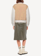 Mx Tracksuit Sweatshirt - Gesso - Mujer