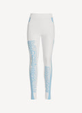 Legging Scuba Aquaflex Logo Print - Natural - Femme