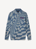Chemise Optical Laser Blue Wash - Vintage Blue - Homme