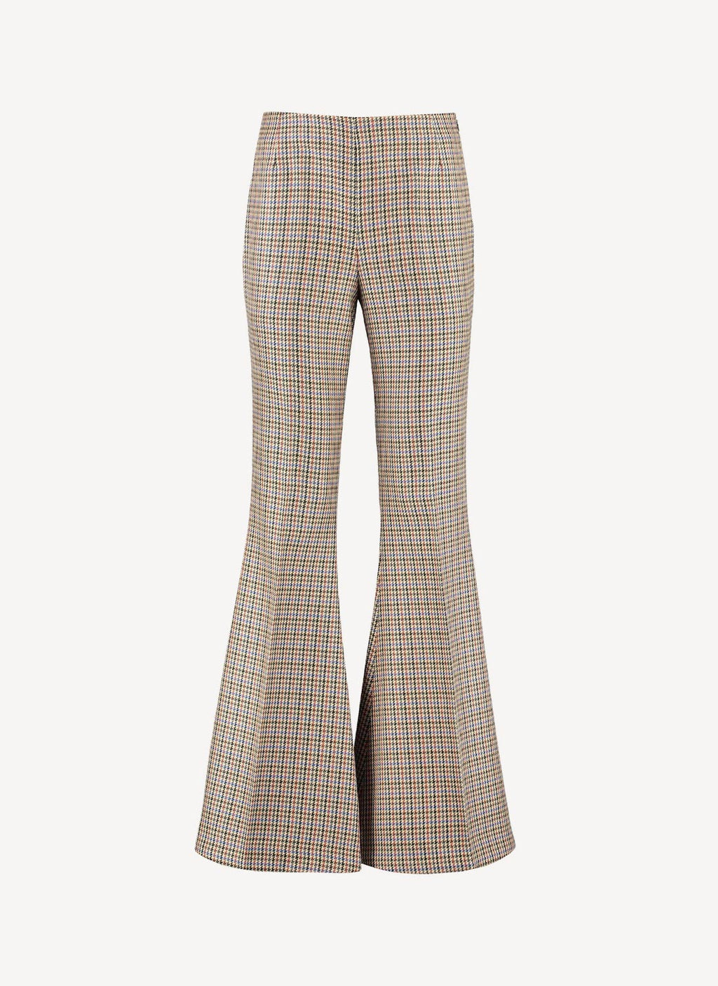 Mona Trousers - Beige/Rust - Femme